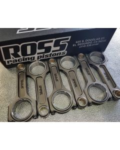Nissan RB25NEO Spool Drag Pro I Beam Conrods and Ross Racing Forged Pistons