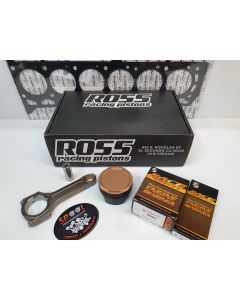 Ford XR6 Turbo Barra Rebuild Kit with Spool Drag Pro I Beam Conrods and Fully Optioned 1,800 hp Ross Racing Forged Pistons