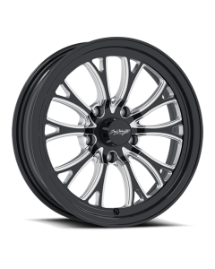 Boyd Coddington Bristol Wheels Front runners 17x4.5 Gloss Black Machined