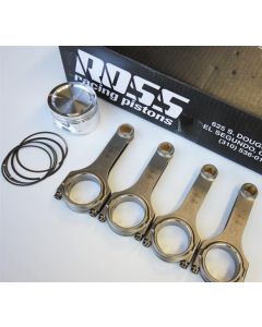 Nissan CA18DET Spool H Beam Conrods and ROSS Forged Pistons