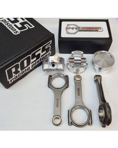 Ford EB ED EL EF Spool H Beam Conrods and Ross Racing Forged Pistons