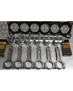 Nissan RB30DET (DOHC) Rebuild Kit with Spool Drag Pro I Beam Conrods and CP Forged Pistons ( 8.5:1)