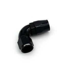 Spool Billet Cutter Hose End Fitting - AN-12 - 90 degree
