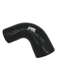 Spool 90 Degree Reducers Silicone Elbow Hose 4PLY, 5mm thickness : 76-89mm/3-3.5 inch