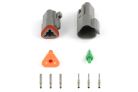 Deutsch DT-3 connector matching set with plug and pins