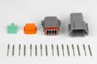 Deutsch DT-8 connector set with plugs and pins
