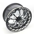 Boyd Coddington Bristol 15x8 Gloss Black Machined Single Beadlock