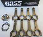 Toyota 3UZ-FE V8 Spool H Beam Conrods and Ross Racing Forged Pistons
