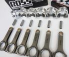 Ford AU 4 Litre Spool H Beam Conrods and Ross Racing Forged Pistons