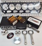 Ford 250 XFlow Rebuild Kit with Spool 200 CID H Beam Conrods and Ross Racing Pistons