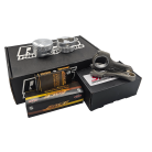 Precision-engineered racing conrods and pistons detail view