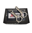 Engine internals Conrods and Pistons assembly detail