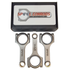 Toyota 7AFE forged steel conrods close-up detail view