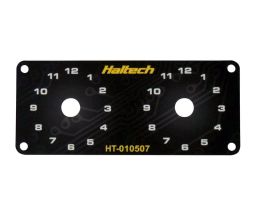 Dual Switch Panel Only - includes Yellow knob