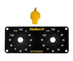 Dual Switch Panel Kit - includes Yellow knob