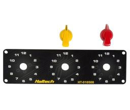 Triple Switch Panel Kit - includes Yellow & Red knobs