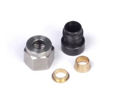 1/4" Mild Steel Weld-on Kit with Nut and Ferrule