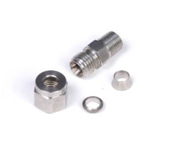 1/4 inch stainless compression fitting kit assembly detail
