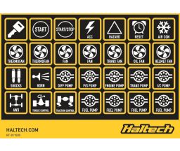 Haltech CAN Keypad Label Set