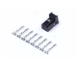 Plug and Pins Only 8 Pin TYCO Black