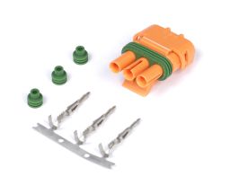 Plug and Pins Only - Delphi 3 pin GM Style MAP Sensor Orange