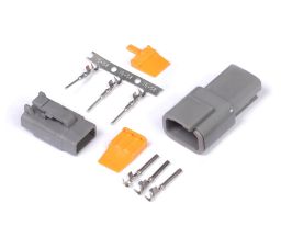 Plug and Pins Only - Matching Set Deutsch DTM-3 Connectors (7.5 Amp)