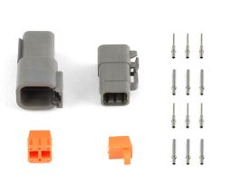 Plug and Pins Only - Matching Set Deutsch DTM-6 Connectors (7.5 Amp)