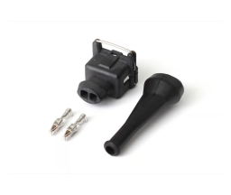 HALTECH - Plug and Pins Only - Bosch EV1 (Square) 2 Pin Junior Timer Female Connector