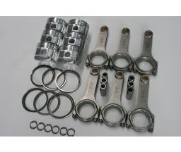 Ford AU 4 Litre Spool H Beam Conrods and CP Forged Pistons