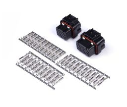 HALTECH - Plug and Pins Only - AMP 26 & 34 Pin 4 Row 3 Keyway Superseal Connector Set