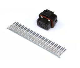 HALTECH- Plug and Pins Only - AMP 34 Pin 4 Row 3 Keyway Superseal Connector