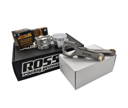 High-performance Holden 202 engine components assembly view