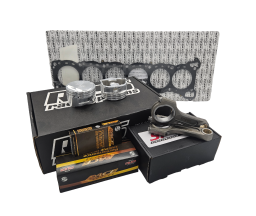High-performance forged pistons and I-beam connecting rods for RB25DET