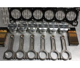 Nissan RB25DET Rebuild Kit with Drag Pro I Beam Conrods and CP Forged Pistons 