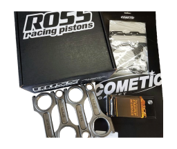 Nissan SR20DET Rebuild Kit with Spool Drag Pro I Beams and Ross Racing Forged Pistons